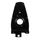 CARENAGE/DOSSERET DE SELLE SCOOT ADAPTABLE MBK 50 NITRO 1997>2012/YAMAHA 50 AEROX 1997>2012 NOIR BRILLANT -P2R