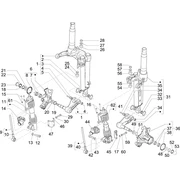 Componenti della forcella (Mingxing)