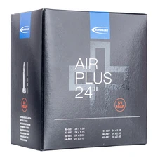 CHAMBRE A AIR VELO 24 x 1.50-2.4.00 VTT SCHWALBE AIR PLUS VALVE STANDARD TOUT ALU VALVE PRESTA 40mm (40-62x507) (SV10AP)