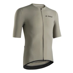 MAILLOT GIST HOMME SUPREMO MANCHES COURTES ZIP TOTAL TITANE M -5343