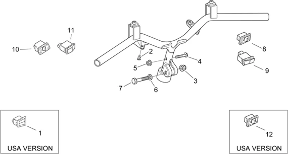 Guidon - Boutons