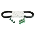KIT TRANSMISSION (COURROIE, GALETS, GUIDES) ORIGINE PIAGGIO 250 MP3 2006>, X-EVO 2007>, X7, X8, X9 2003>, VESPA GTS, VESPA GTV 2006>/GILERA 250 NEXUS 2006>/APRILIA 250 ATLANTIC -1R000446