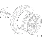 Roue arrière