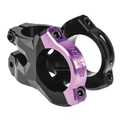POTENCE VTT SWITCH ROCKER ALU CNC NOIR/VIOLET CINTRE 35mm DH L 45mm