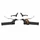 KIT POIGNEE/LEVIER CYCLO TARGA MINI METAL/PLASTIQUE NOIR/CHROME -SELECTION P2R