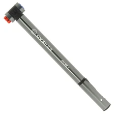 POMPE MINI ROUTE/VTT EZ HEAD PLIABLE ALU GRIS 8 BARS DOUBLE EMBOUTS VP/VS POIGNEE EN T FIXATION PORTE BIDON - LG 220mm (OFFRE SPECIALE)