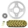 KIT CHAINE ADAPTABLE HONDA 125 XL S 1979>1982, XR 1979>1982  428  14x47  (DIAM COURONNE 58/90/10.5)  (DEMULTIPLICATION ORIGINE)  -AFAM-