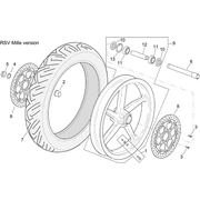 Roue av.vr.RSV Mille