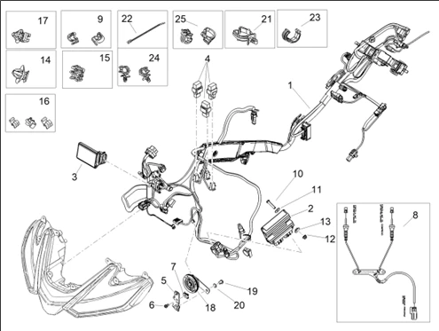 Circuit electrique AV