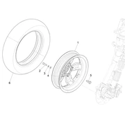 Roue avant