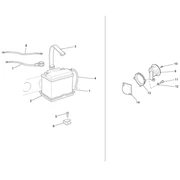 Relais - batterie - avertisseur sonore