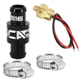 ADAPTATEUR/RACCORD DE DURITE DE REFROIDISSEMENT AVEC SONDE DE TEMPERATURE VOCA T-LINK 16mm 1/8" NOIR