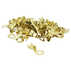 COSSE ELECTRIQUE LAITON NON ISOLEE OEILLET 8.2 x 31.4 A SERTIR (VENDU AU SACHET DE 50 PIECES) -SELECTION P2R