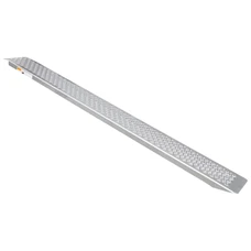 RAMPE MOTO/QUAD/VAE P2R ALUMINIUM R1 RIGIDE - LONGUEUR 2.00M - LARGEUR 21.5CM - CAPACITE 200 KG (VENDU A L'UNITE) - EXPEDITION DE CE PRODUIT UNIQUEMENT PAR TRANSPORT MESSAGERIE, PREVOIR DELAI + 24H