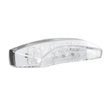 TAIL LIGHT UNIVERSAL REPLAY -WITH LEDS- SPACE TRANSPARENT (8 RED LEDS/3 CLEAR LEDS) -CEE APPROVED