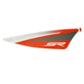 DECAL- ON RIGHT REAR COWL  "PIAGGIO GENUINE PART" APRILIA 50 SR 2018> BLACK 85/B  -2H002286000A2-
