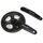 CHAINSET FOR MTB- P2R 7/8 Speed -ALUMINIUM- BLACK BLACK-X 170mm 44-34-24 (BOTTOM BRACKET 113mm) WITH CHAIN GUARD