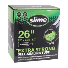 CHAMBRE A AIR VELO 26 x 2.35-3.0 SLIME VALVE SCHRADER OBUS DEMONTABLE AVEC LIQUIDE ANTI-CREVAISON -COMPATIBLE VAE