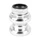 JEU DIRECTION FILETE 1" (PIVOT FOURCHE 22,2 INTERIEUR/25,4 EXTERIEUR) NEWTON ALU ARGENT CAGE A BILLES