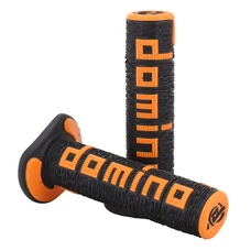 GRIP- DOMINO ORIGINAL- OFF ROAD A360 BLACK/ORANGE (120 mm) (PAIR)