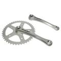 CHAINSET FOR URBAN BIKE- STRONGLIGHT SL55 -ALUMINIUM- -SILVER- 170mm 44T. CHAIN 2.38 (TAPERED SQUARE 115mm)