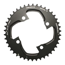 CHAINRING FOR MTB- Ø104 - 4arms-FOR DOUBLE- 42T. Ø104 2X10 OUTER BLACK STRONGLIGHT . 10 Speed SHIMANO XT M785 (FOR "INNER" 30T. ) NON THREADED