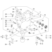 Couvercle volant magnetique - Filtre à huile 