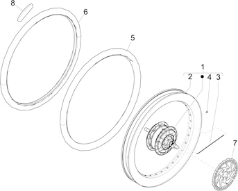 Roue arrière