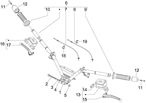 Guidon - Maître cylindre