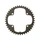 CHAINRING FOR ROAD BIKE- 42T. 4 ARMS "INNER" TYPE CAMPAGNOLO SUPER RECORD/RECORD/CHORUS Ø112 BLACK CT2 STRONGLIGHT 11Speed