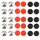 HANDLEBAR END PLUG- FOR ROAD BIKE- VELOX RED(X10) - WHITE(X10) - BLACK(X10) (30 ON CARD)