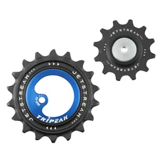 GALET DERAILLEUR AOPW TRIPEAK 12-18 DENTS CERAMIQUE 12x1V. SRAM AXS RED E1/FORCE E1 BLEU FONCE >2024 (JEU DE 2) (GARANTIE 4 ans)