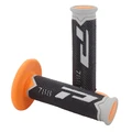 REVETEMENT POIGNEE PROGRIP MOTO OFF ROAD 788 TRIPLE DENSITE BASE COLOR GRIS /NOIR/ORANGE CLOSED END 115mm (CROSS/MX) (PAIRE)