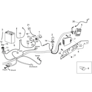Circuit electrique arriere