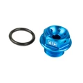 BOUCHON D'HUILE 50 A BOITE STAGE 6 MINARELLI 50 AM6/MBK 50 X-POWER, X-LIMIT/YAMAHA 50 TZR, DTR/PEUGEOT 50 XPS, XR6/RIEJU 50 RS1, SMX/BETA 50 RR/APRILIA 50 RS  -BLEU-