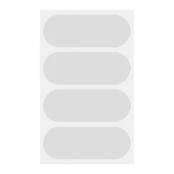 AUTOCOLLANT/STICKER CASQUE REFLECHISSANT GRIS (VENDU PAR 4) -P2R- **