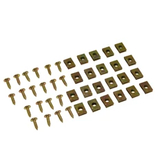 AGRAFE DE CARROSSERIE/CARENAGE/CAPOTAGE DIAM 4mm AVEC VIS 4 x 12 mm (PAR 20)