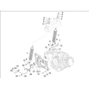 Suspension arrière - Amortisseur/s
