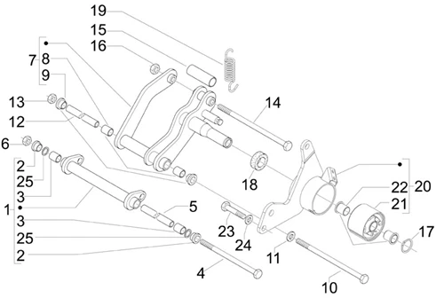 Bras oscillant
