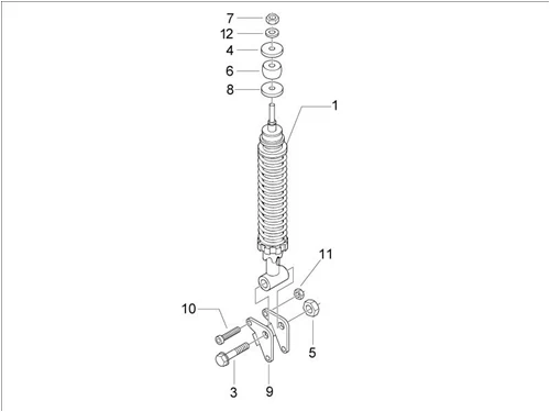 Suspension arrière - Amortisseur/s