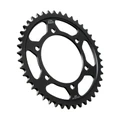 COURONNE MOTO ADAPTABLE YAMAHA 700 MT-07 2014>2024, 1000 MT-10 2016>2021, 700 XSR 2016>2024 / SUZUKI 750 GSX S 525 43 DTS ACIER NOIR (DIAM 110/130/10.5) -JT SPROCKETS