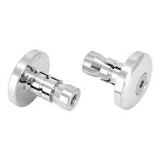 EMBOUT DE GUIDON VICMA PLAT ALU ARGENT DIAM 14mm (PAIRE)