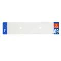 BANDE PLAQUE AUTO 520x110 POUR PVC VIERGE DEP. 09/EURO (VENDU A L'UNITE)
