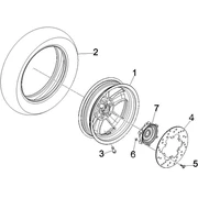 Roue arrière