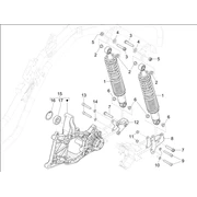Suspension arrière - Amortisseur/s