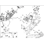 Circuit electrique arrière