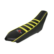 COUVRE/HOUSSE DE SELLE 50 A BOITE KRM PRO RIDE POUR RIEJU 50 MRT 2009> NOIR/JAUNE