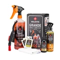 WELDTITE GRANDE BIKE CARE KIT - Contains 1 BIKE CLEANER SPRAY 1lt, 1 DEGREASER SPRAY 250ml, 4 DISC BRAKE WIPES, 1 CERAMIC LUBE, 1 WIPE and ET 1 BRUSH (for carbon, alu frames)