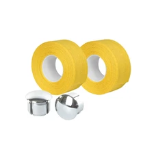 HANDLEBAR TAPE- VELOX TRESSOSTAR 90 -COTTON- YELLOW 20mm x 2,80M (PAIR ON BLISTER)