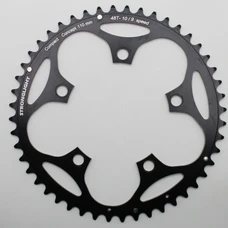 CHANRING FOR ROAD BIKE-5 arms- 48T. Ø110 -OUTER- DURAL BLACK STRONGLIGHT (SHIMANO TYPE 8/9 Speed)